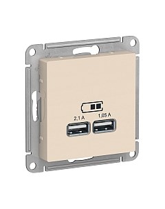 Розетка Systeme (Schneider) Electric AtlasDesign ATN000233 Systeme (schneider) electric