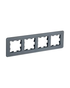 Рамка для выключателей и розеток IEK Brite BR-M42-G-41-K53 Iek