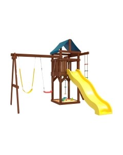 Игровой комплекс National Tree Company С гибкими качелями и лодочкой IgroWoods ДП-11 Premium National tree company