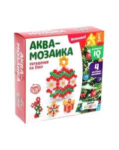 Развивающая игра Эврики Аквамозаика Украшения на елку / 3344081