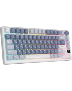 Клавиатура RK-M75 (белый/синий, RK Silver) Royal kludge