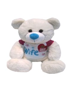 Мягкая игрушка Weihai Мишка в свитере / 016SBX253