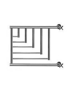 Полотенцесушитель водяной НИКА ПМ-5 50x70 / 720570200 Ника