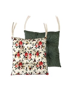 Подушка на стул MATEX MIX Цветы на белом / 09-306 Matex