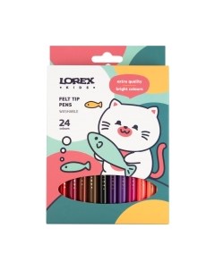 Фломастеры Lorex Kids / LXKFPCL-24