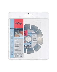Отрезной диск алмазный Fubag 10125-3