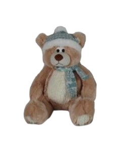 Мягкая игрушка Weihai Мишка в шапке с шарфом / ST7493