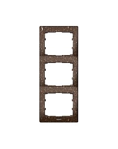 Рамка для выключателей и розеток Legrand Galea Life 771707 Corian Cocoa Brown