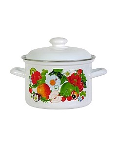 Кастрюля Лысьвенские эмали Фруктовый микс С-1615 АП2/4