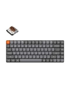 Клавиатура K3 Max White LED Gateron Low Profile Brown 2.0 / K3M-A3-RU Keychron