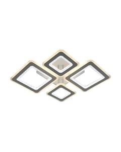 Люстра Estares Oval Double RGB120W 5S-APP-700x500x72WHITE/WHITE/BULB-220-IP20