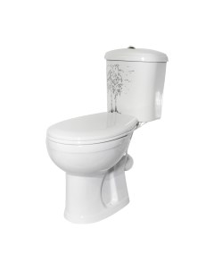 Унитаз напольный Оскольская керамика Дора Декор Стандарт