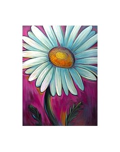 Набор алмазной вышивки Нежная ромашка / АЖ-1388 Алмазная живопись