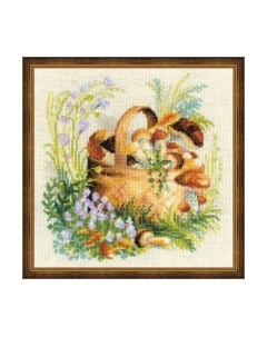 Набор для вышивания Грибное лукошко / 1363 Риолис