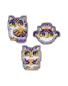 Набор для вышивания Магниты Совушки / 2081 Риолис