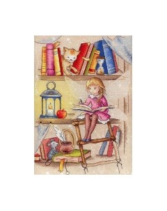 Набор для вышивания Книжная фея / РК-704М М.п.студия