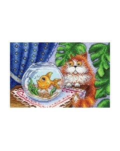 Набор для вышивания Пушистый наблюдатель / НВ-721М М.п.студия