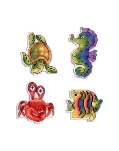 Набор для вышивания Морские жители / Р-414М М.п.студия