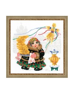 Набор для вышивания Масленица, Блины / 1518 Риолис