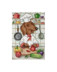 Набор для вышивания Хвостатый кулинар / НВ-676М М.п.студия