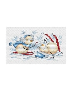 Набор для вышивания Зимние соревнования / М-679М М.п.студия