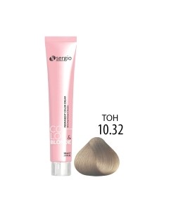 Крем-краска для волос Sergio Professional Color&Blonde 10.32 Sergio professional