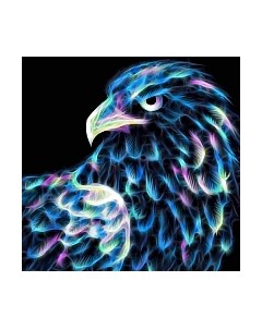 Набор алмазной вышивки Неоновый орел / АЖ-1712 Алмазная живопись