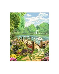 Набор алмазной вышивки Солнечный день / АЖ-1767 Алмазная живопись