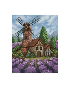 Набор алмазной вышивки Старая мельница / АЖ-1650 Алмазная живопись