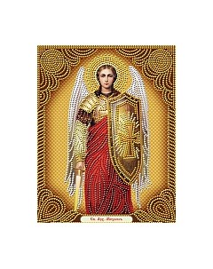 Набор алмазной вышивки Икона Архангел Михаил / АЖ-5026 Алмазная живопись