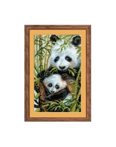 Набор для вышивания Панда с детёнышем / 1159 Риолис