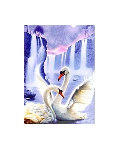 Набор алмазной вышивки Лебединая пара / АЖ-197 Алмазная живопись