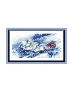 Набор для вышивания Тройка мчится / 100/046 Риолис