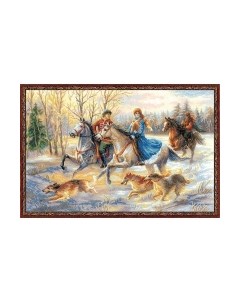 Набор для вышивания Русская охота / 1639 Риолис