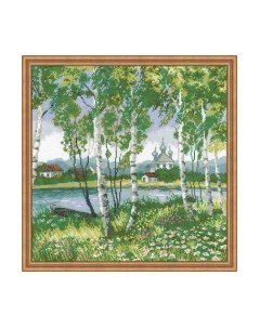 Набор для вышивания Березовая роща / 1436 Риолис