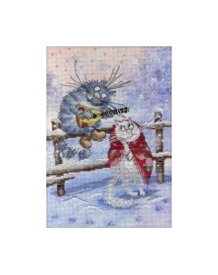 Набор для вышивания По морозу босиком / РК-500М М.п.студия