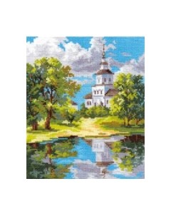 Набор для вышивания Храм у пруда / 3-11 Алиса