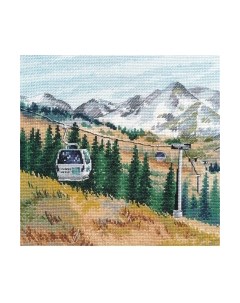 Набор для вышивания Гора Чимбулак / 1284В Овен