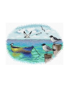 Набор для вышивания На пристани / М-557М М.п.студия
