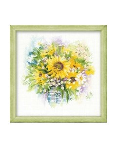 Набор для вышивания Акварельные подсолнухи / 100/007 Риолис