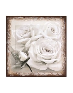Картина Декарт Нежные белые розы 8Л1744