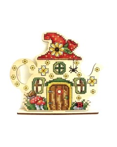 Набор для вышивания Салфетница. Сказочный дом / О-045М М.п.студия