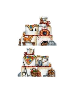 Набор для вышивания Русская печь / Р-404М М.п.студия