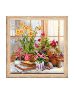 Набор для вышивания Нарциссы на окошке / 1762 Риолис