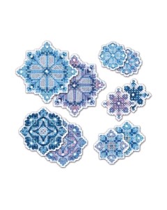 Набор для вышивания Украшение Снежинки / 1889 Риолис