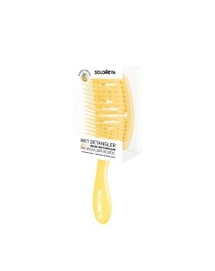 Расческа-массажер Solomeya Detangler Wet & Dry Rectangular Mango / 14-2030