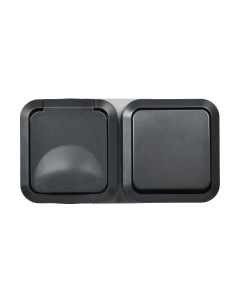 Блок выключатель+розетка IEK Tors TS-G10-6-55-V-K53 Iek