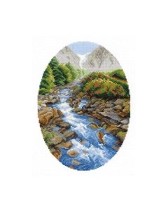 Набор для вышивания Вверх по течению / 1960 Риолис