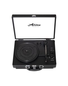 Проигрыватель виниловых пластинок Alive Audio Glam Noir c Bluetooth / GLM-01-NR Alive audio
