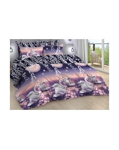 Комплект постельного белья Milanika Романтика Евро Миланика